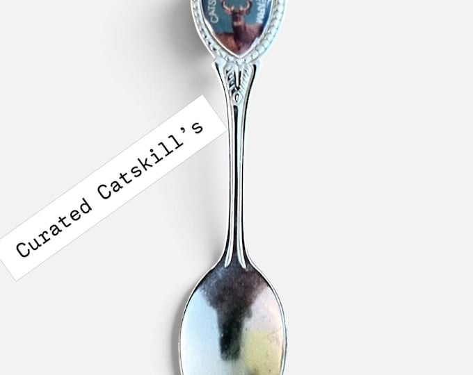Vintage Catskill Game Farm Spoon Souvenir - Catskill Mountains Memorabilia