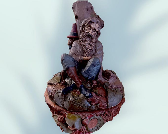 Rip Van Winkle Figurine Statue with Base - by Tom Clark - 1986 Catskill Mountains - Washington Irving - Palenville - Kaaterskill Clove