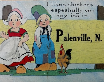 Vintage Palenville New York Postcard - Postmarked Palenville July 1916 - Catskill Mountains Memorabilia
