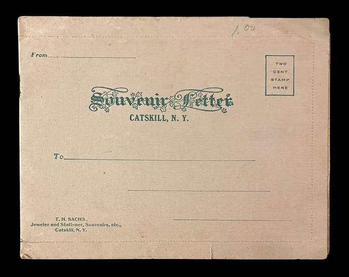 Vintage Souvenir Letter, Catskill New York - Pictorial Booklet with 8 Views