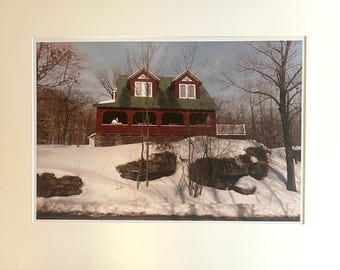 Len Jenshel  Photograph - The Beckwith House, Onteora Park, New York  - 1986