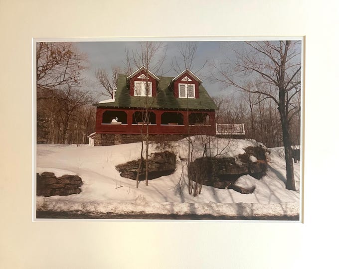 Len Jenshel  Photograph - The Beckwith House, Onteora Park, New York  - 1986