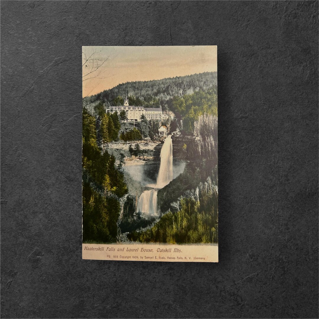 Vintage Kaaterskill Falls and Laurel House Postcard Catskill Mountains ...