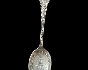 Steamer Hendrick Hudson Sterling Silver Spoon - Souvenir of the Hudson River - Catskills Mountains