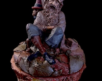 Rip Van Winkle Figurine Statue with Base - by Tom Clark - 1986 Catskill Mountains - Washington Irving - Palenville - Kaaterskill Clove