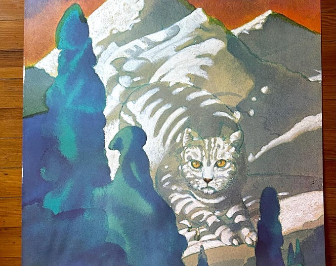 Milton Glaser Catskill Mountains - I Love NY -  Catskill Winter Festival - Original Poster - 1982 Good Condition,
