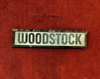 Woodstock NY Sign - Handmade salvaged vintage Barn Wood - Made in New York - Catskill Mountains