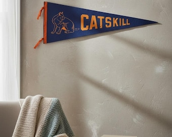 Vintage Catskill High School Pennant - Circa 1960's