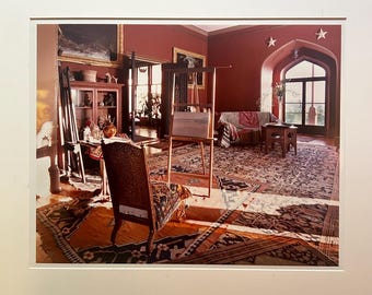 Len Jenshel  Photograph - Interior of  Olana, the Frederic Church estate in Columbia County New York - 1985