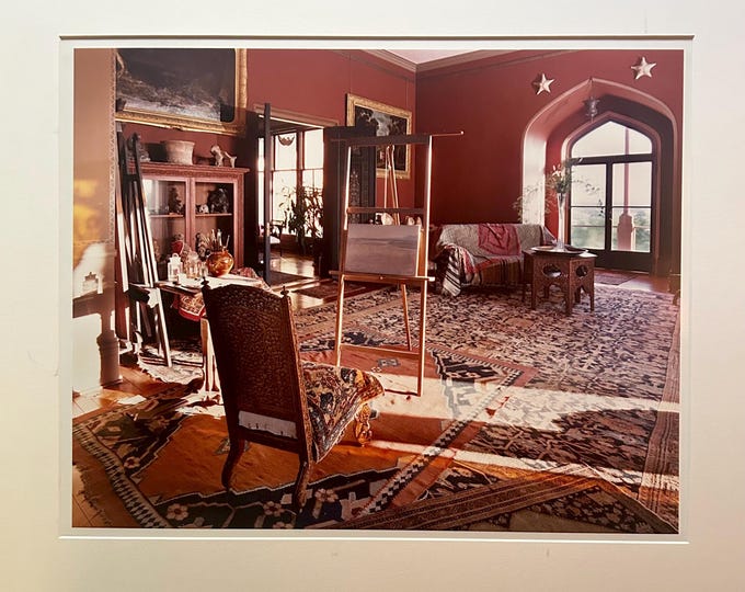 Len Jenshel  Photograph - Interior of  Olana, the Frederic Church estate in Columbia County New York - 1985