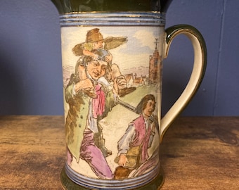 Royal Doulton Rip Van Winkle Series Ware Pitcher - Made in England - Rare and Vintage - Catskill Mountain Lore