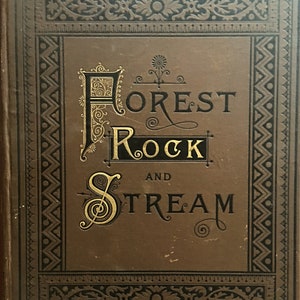 Forest Rock and Stream -  W. H. Bartlett & Others 1886  - 17 Steel Engravings Descriptive Text - N. P. Willis Poems Boston Estes Lauriat
