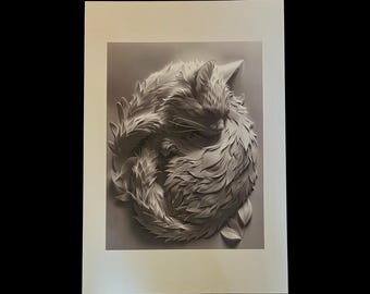 Catskill Cat Print - Catskill New York - Hill Street Gallery