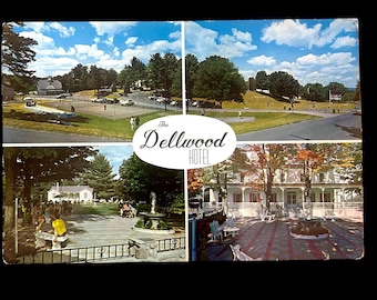 The Dellwood, Purling New York - Vintage Giant Post Card - Catskill Mountains Memorabilia