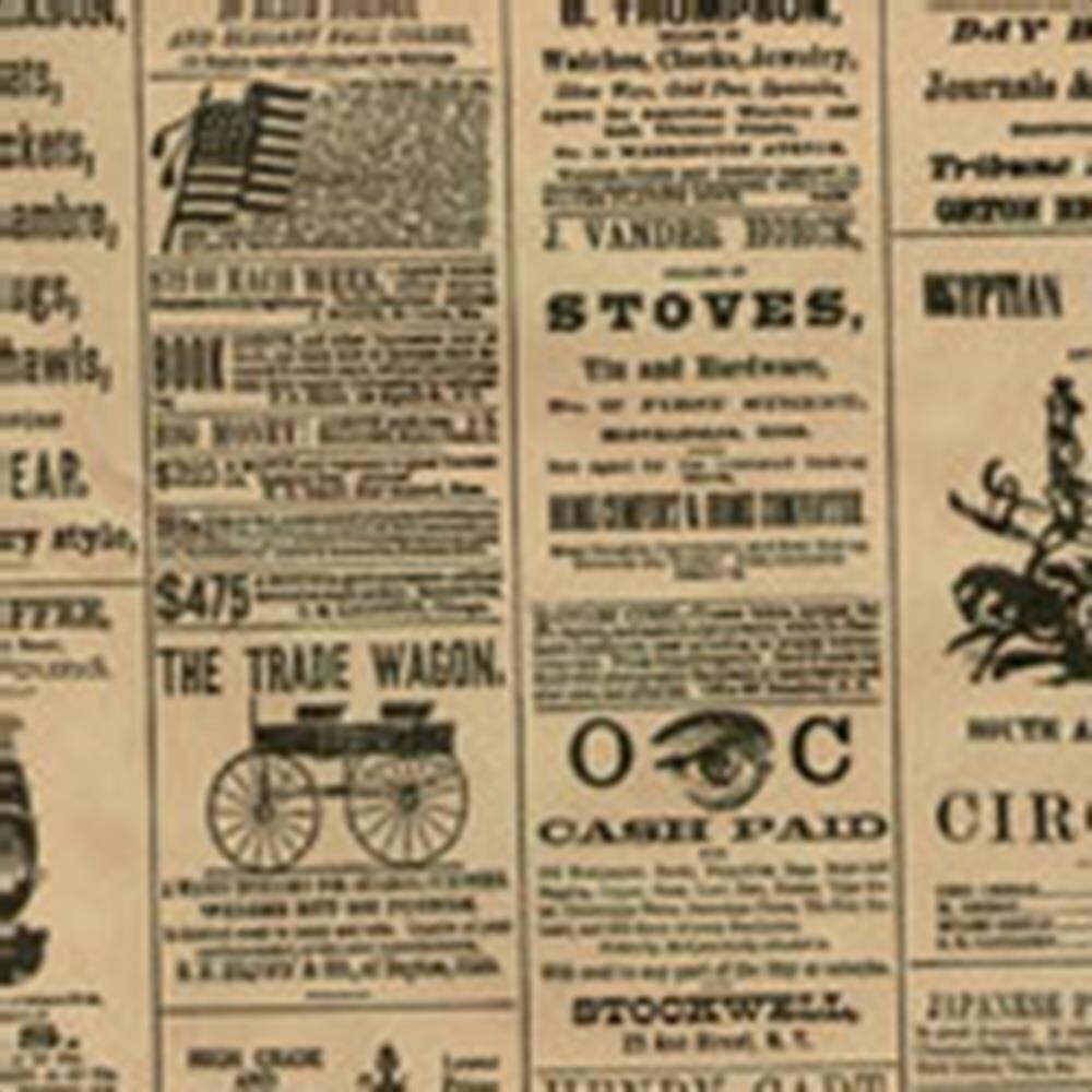Newsprint  Tissue Paper,Exclusive Tissue Paper , Made in USA, Vintage…