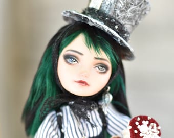 Creepy Ooak Doll Repaint Doll Custom Ever After High