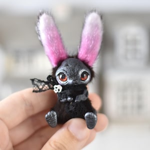 Miniature Bunny Toy Rabbits Ooak Toys Artist Teddy Sculpture