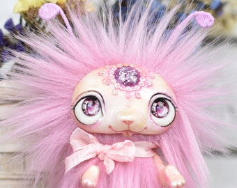 Alien Toy Ooak Fantasy Toys Space Creature Fantasy Animal Plush Art Doll Collectible SaponyukArtDolls