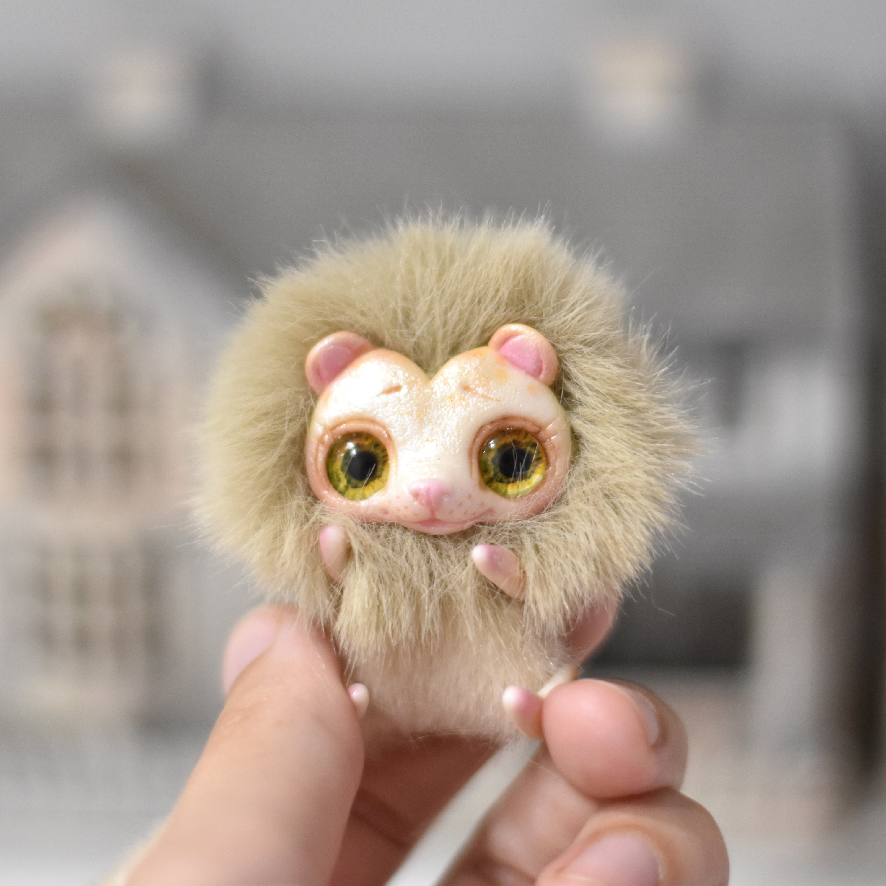 ライオンオークおもちゃミニチュアぬいぐるみファンタジー人形小さな