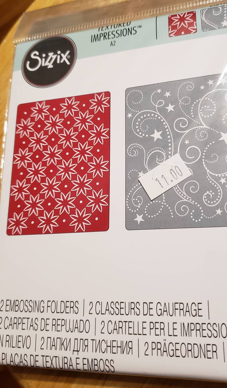 Sizzix Texture Impressions 2 embossing