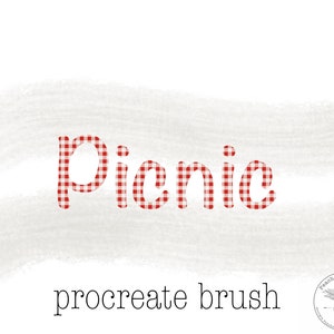 Picnic Procreate Brush