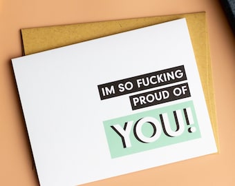 New Job Greeting Card | Proud of You Gift