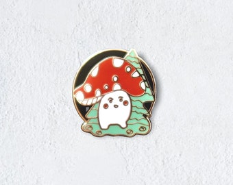 Cottage Core Mushroom Pin, Nature Lover Pin, Gifts for Gardeners
