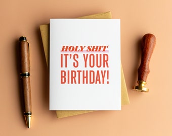 Snarky Birthday Card: Rude Greeting Card for Her