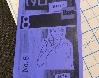 NO MORE THAN 8 zine