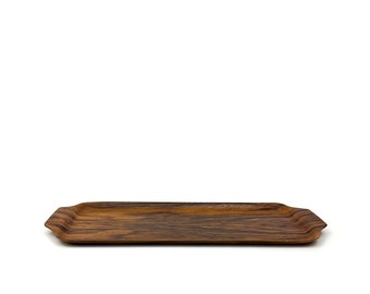 Nils Trautner Ary Nybro Rosewood Skinny Serving Tray Sweden Swedish Exotic Wood 1960s 60s