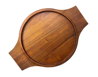 Jens Quistgaard for Dansk Designs X-Large Teak Wood Serving Tray IHQ JHQ Denmark Danish MCM 1960s 60s