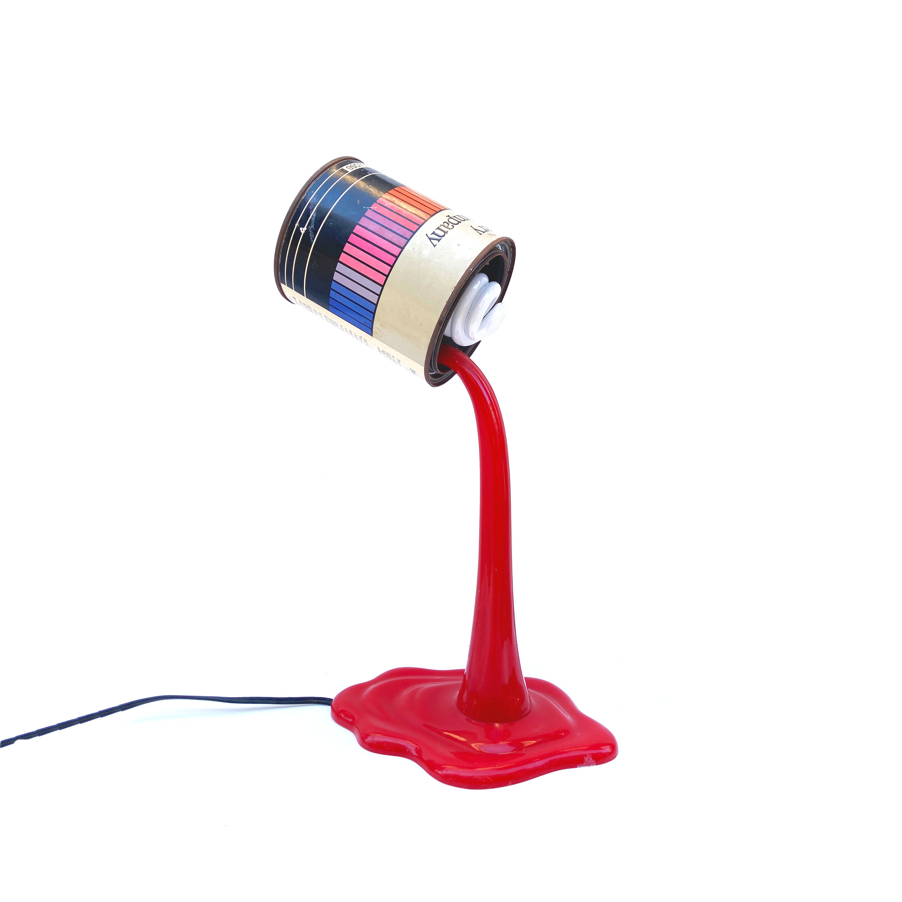 Gallery Paint Co. Splash Light Pop Art Paint Can Lamp Advertising