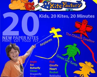 Kite kit makes dozens of kites in just minutes. They Actually fly!