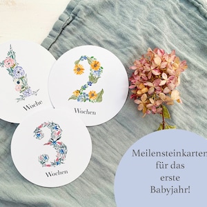 Meilensteinkarten für das erste Lebensjahr |Baby,Geschenk,Geburt,Meilensteine,Monatsbilder,1. Lebensjahr,Monate,Kind,Willkommen