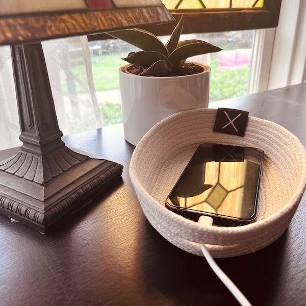 Bedside/Desk Phone Holder Basket