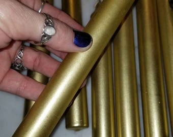 Large gold candles