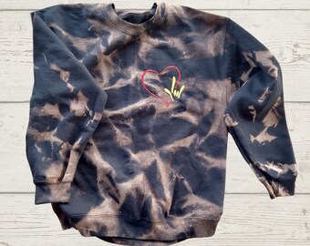 ASL ILY I Love You geborduurd sweatshirt Aangepaste ASL-cadeaus Amerikaanse gebarentaal Valentijnsdagcadeaus