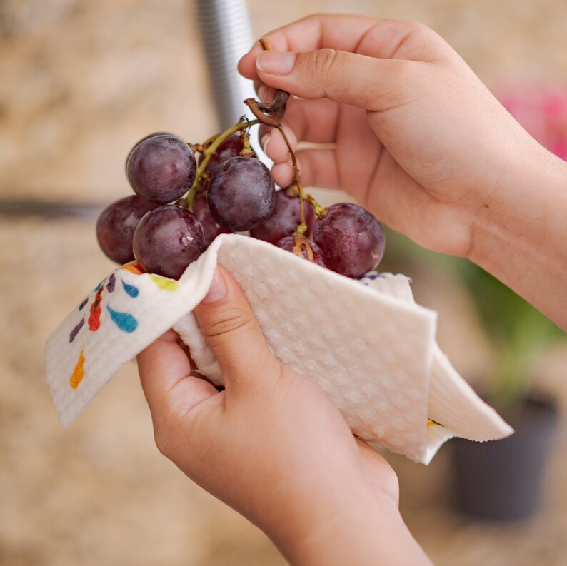 SWEDEdishcloths - Swedish Dishcloth Fresh Vegetables - Thumbnail 2