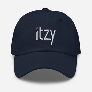 Itzy Logo Embroidered Dad Hat Cap Unisex Adjustable | Kpop Fan Gift | Midzy Gift