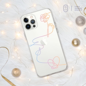 BTS Love Yourself Clear iPhone Case | Available for iPhone 7/8-15 | Kpop Fan Gift | BTS ARMY Gift
