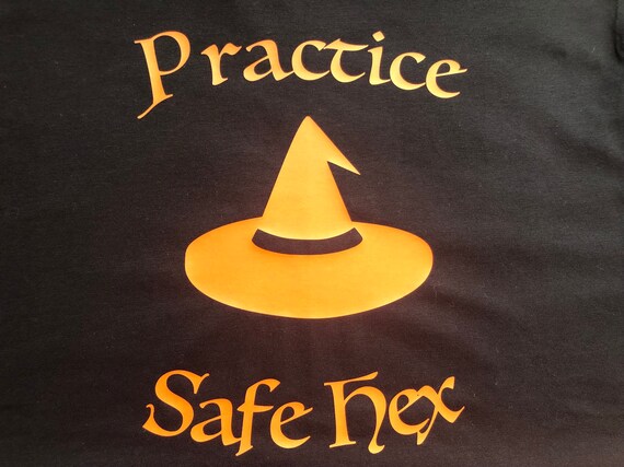 Practice Safe Hex Funny Halloween Sweatshirt Unisex