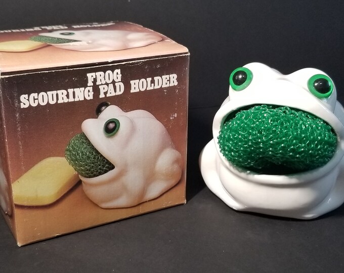 Scouring Pad Holder Vintage Scouring Pad Holder Frog Vintage Kitchen
