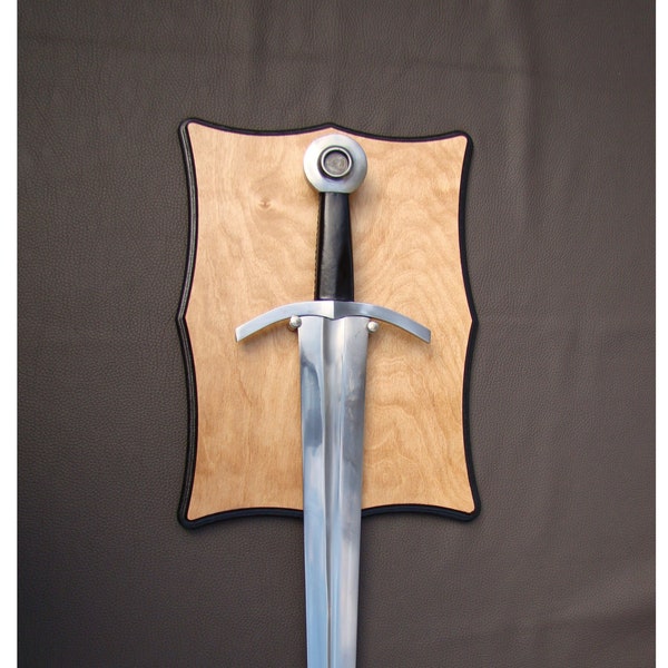 Sword wall mount display plaque- Single hand hilt