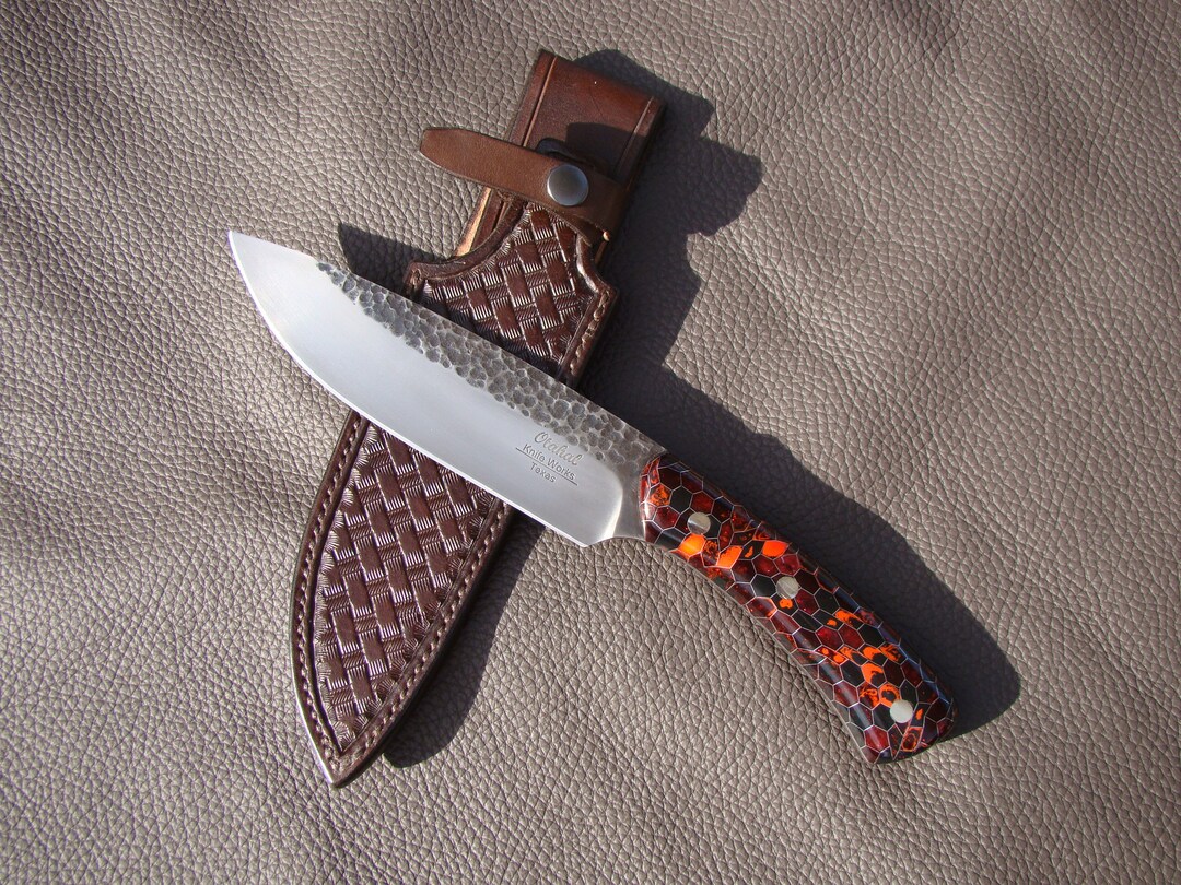 Custom Utility/edc/hunting Knife by Otahal Knife Works 38 Etsy