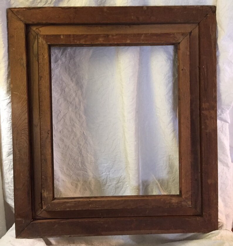 Large Gesso Wood Picture Frame 29x26 LARGE Etsy