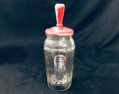 Vintage Betene quot Hollywood Mixstir quot - DuraGlass Cocktail or Milkshake Hand Mixer - 1950s Cocktail Mixer - Milkshake Mixer