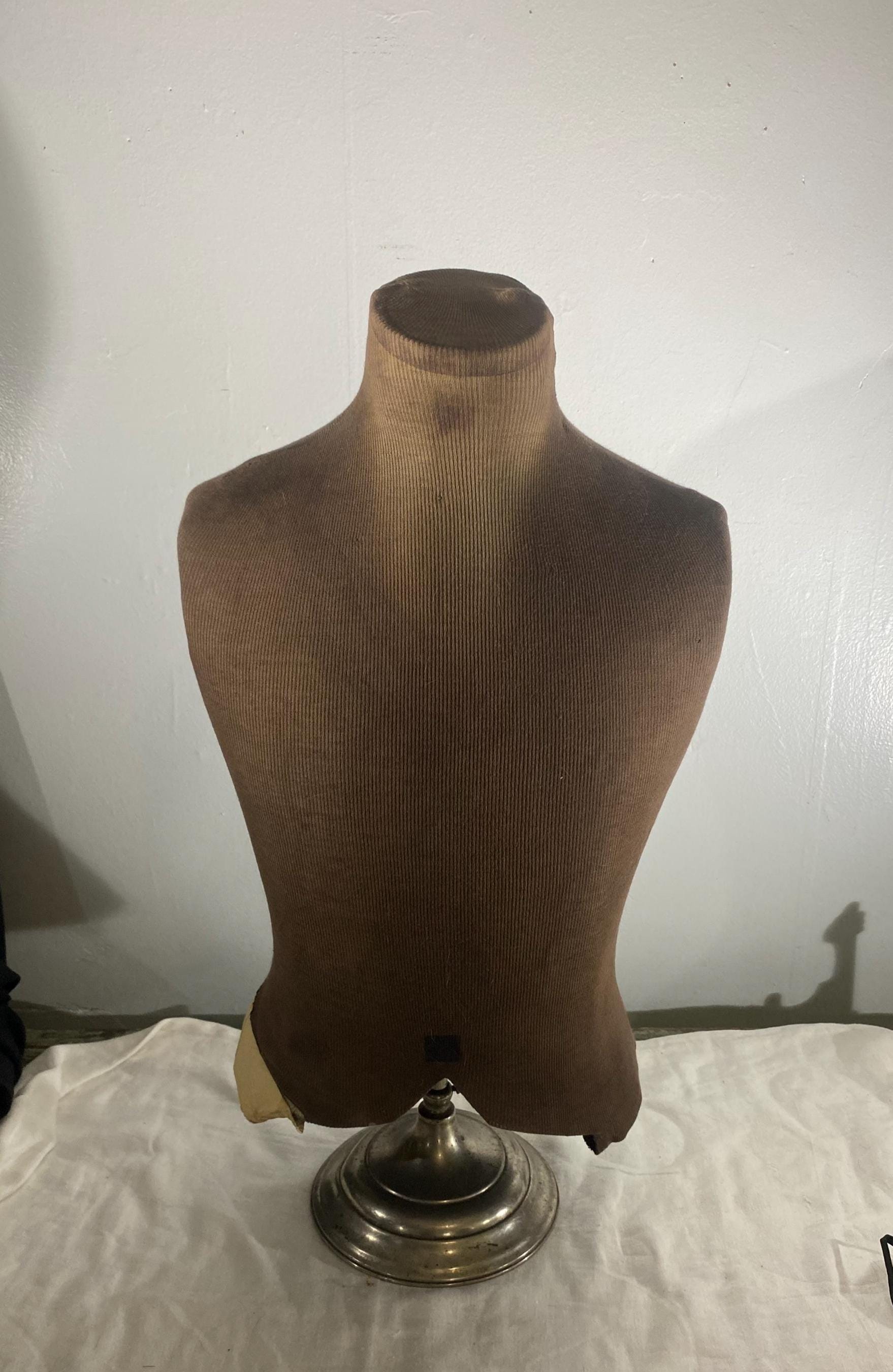 Vintage Dress Form - Mannequin on Metal Stand - Antique Dress Form - Etsy