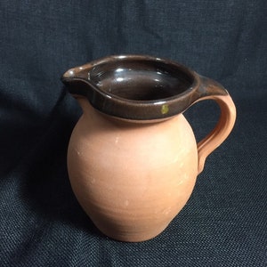 Vintage Barum Ware Pitcher - Terracotta Pitcher - C. H. Brannam, Ltd., England - Vintage Milk Pitcher - 1970s Terracotta