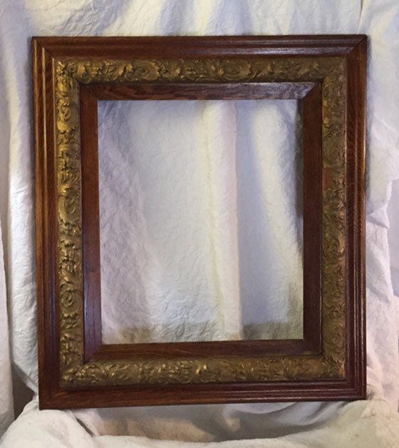 Large Gesso Wood Picture Frame 29x26 LARGE Etsy