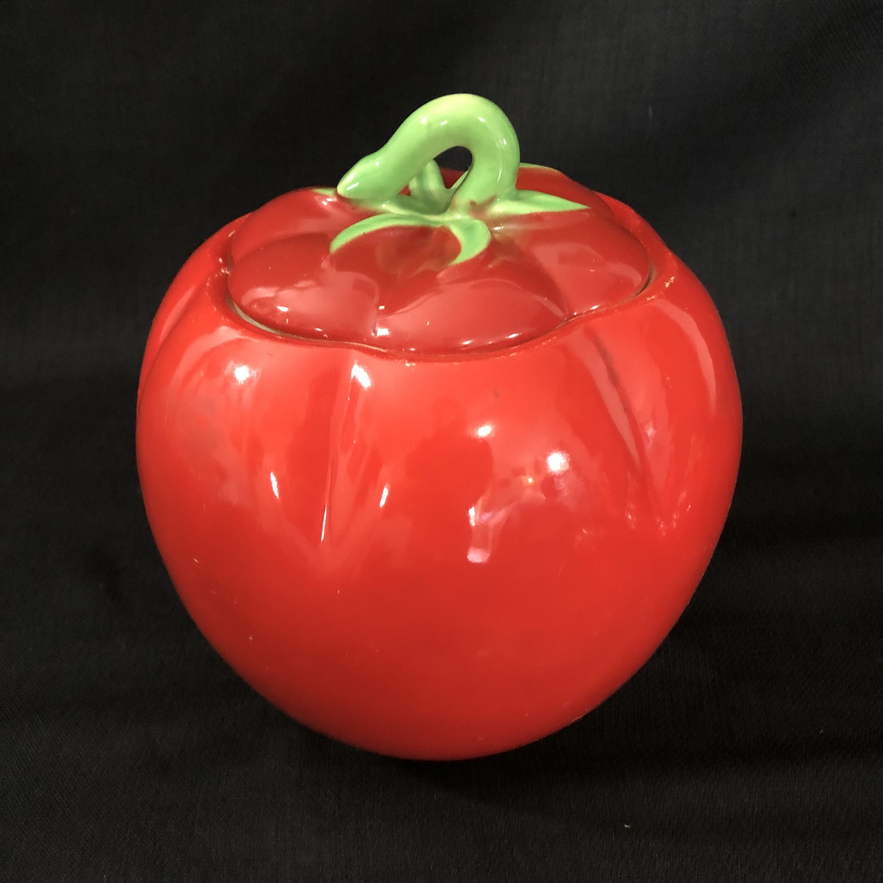 Vintage Pantry Party Tomato Canister and Salt/pepper Kitchen Etsy